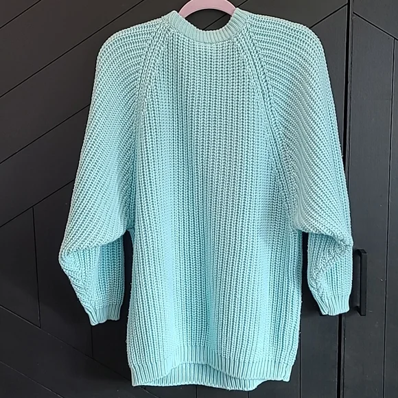 Vintage Teal Sweater - Picture 5 of 5